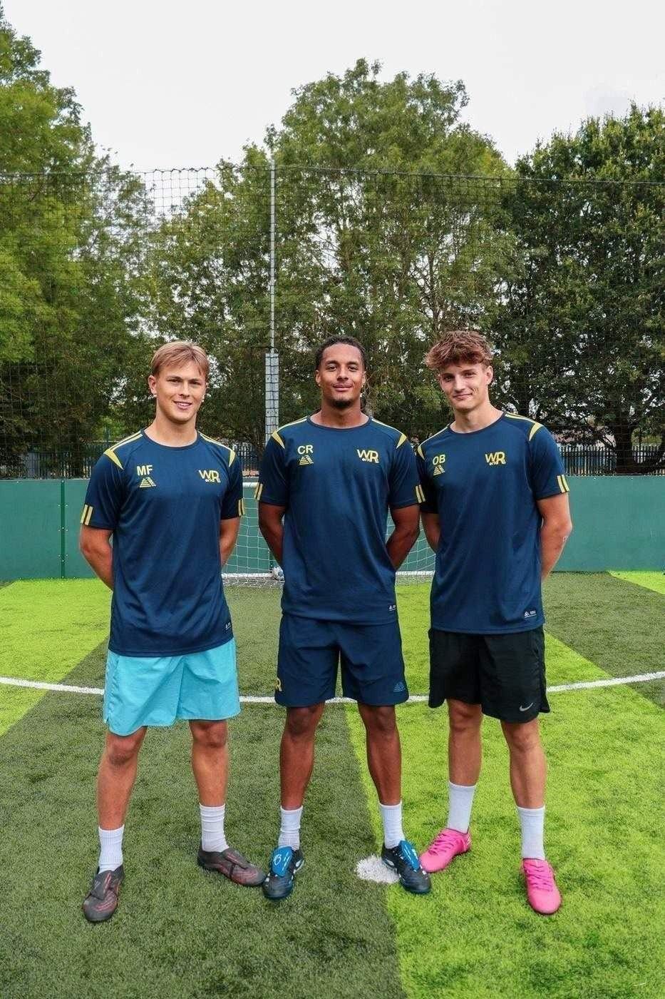 WorkRate coaching staff on the pitch