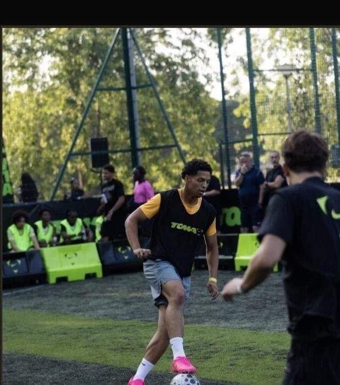 WorkRate player in the Nike tournament photo supplied by the coach
