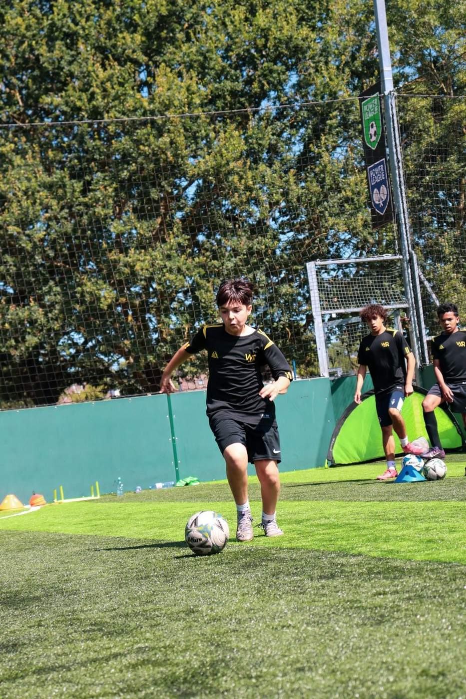 Player practising ball control at Summer Camp 2026